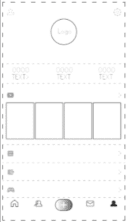 TikTok profile screen layout patent
