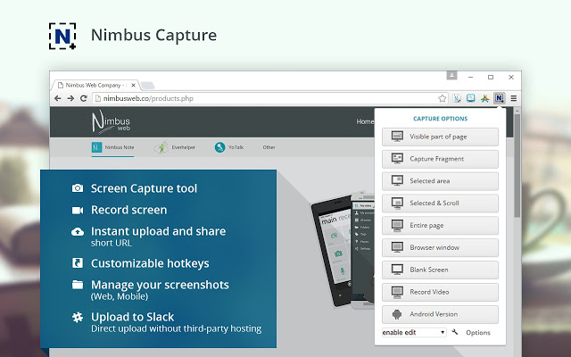 Nimbus Capture Screenshot and Screen Recorder Extension
