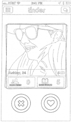 Tinder tap to like user experience patent